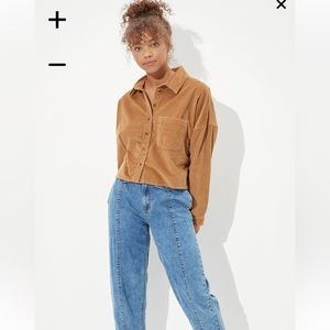 AE 🦅Cropped Corduroy Top
